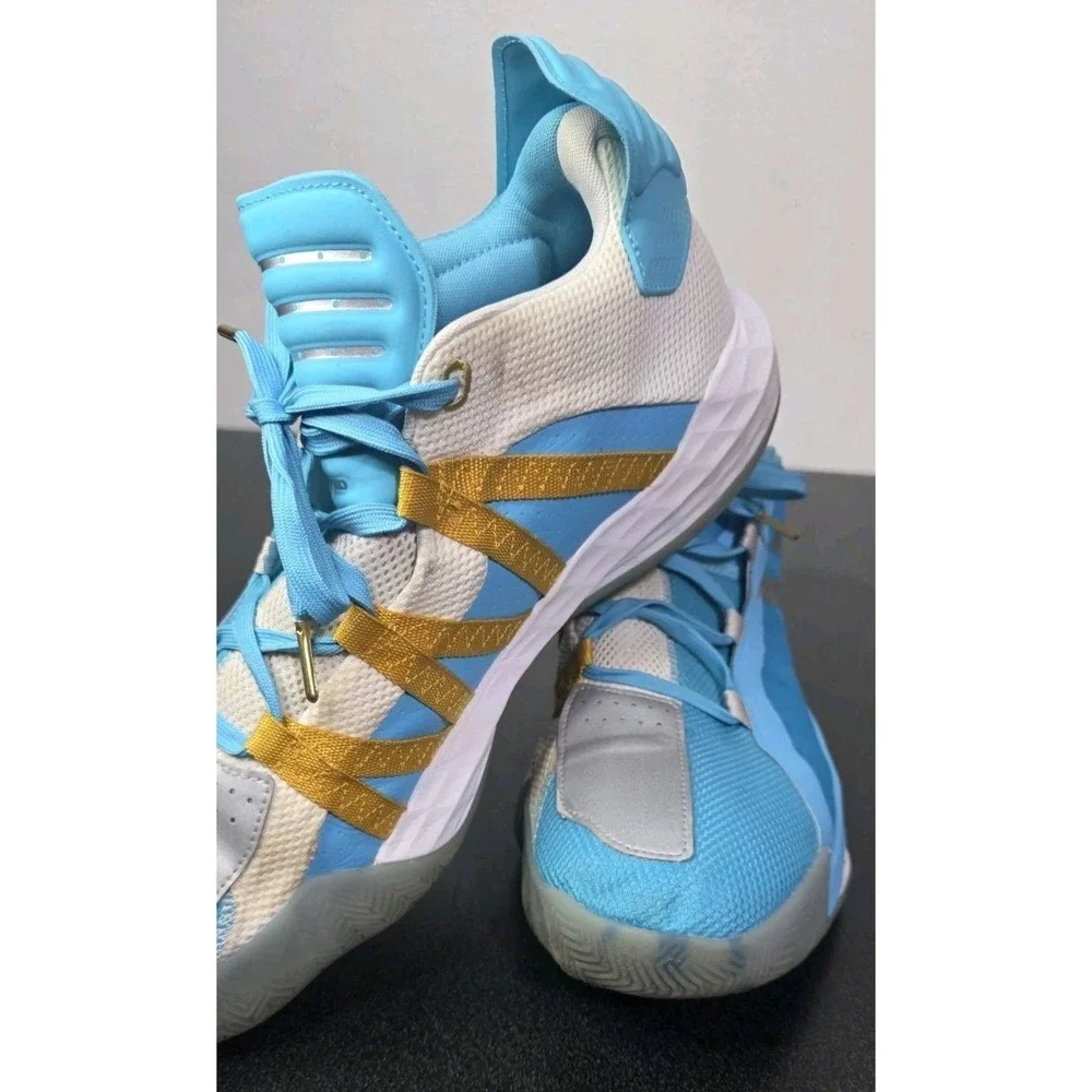 Adidas Dame 6 GCA Five Generals 2020 Men 14 FW3658 Blue Basketball Sneaker EUC‎